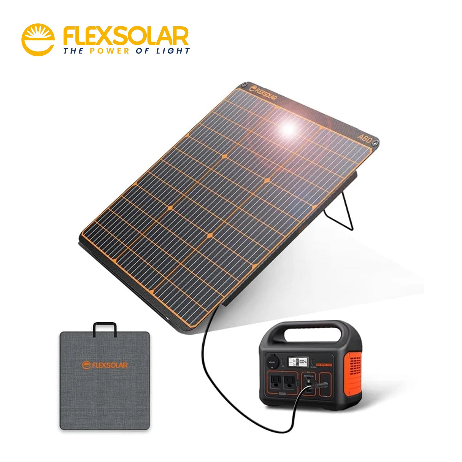 FlexSolar A60 Portable Solar Panel Charger | 60W