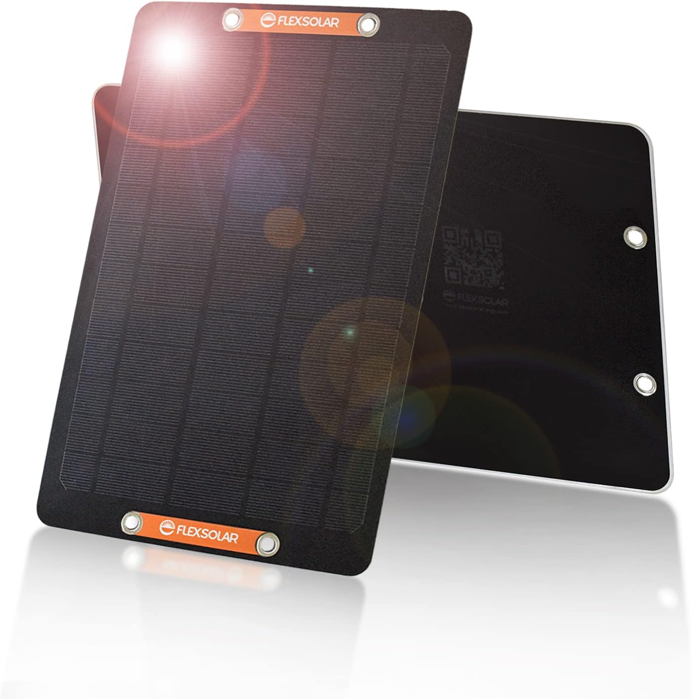 FlexSolar 2-Pack 6W USB Solar Panels for Bicycle & Outdoor Devices | 12W Combined