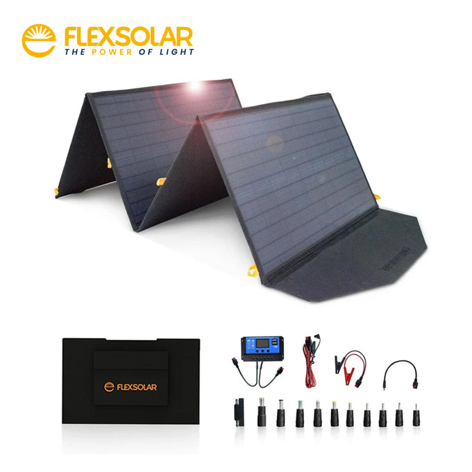 FlexSolar C120 PRO Foldable Solar Panels Charger | 120W